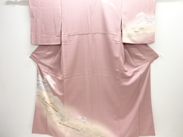 川下り模様訪問着